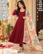 Beautiful Three Piece Suit With Pearl Embellishments
