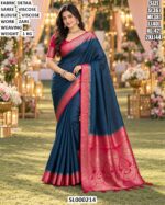 Classic Viscose Saree With Decorative Zari Pallu