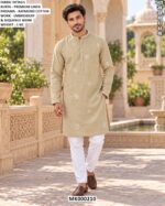 Premium Linen Kurta Pajama With Embroidery