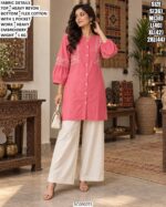 Comfortable Palazzo Set With Floral Embroidery