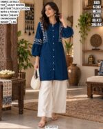 Comfortable Palazzo Set With Floral Embroidery