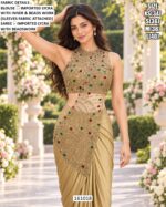 Modern Saree With Statement Beaded Blouse