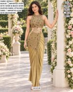 Modern Saree With Statement Beaded Blouse