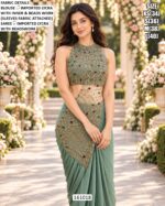 Modern Saree With Statement Beaded Blouse