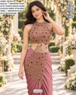 Modern Saree With Statement Beaded Blouse