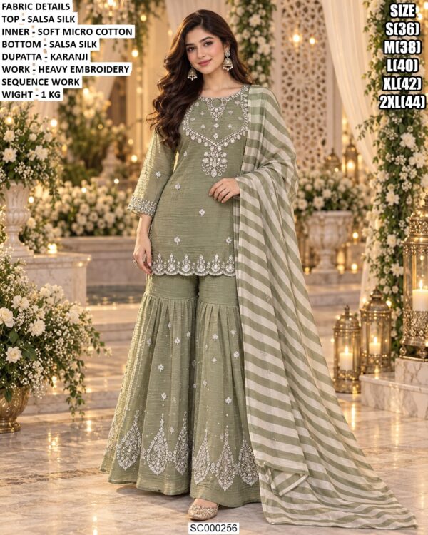 Traditional Designer Sharara For Celebrations