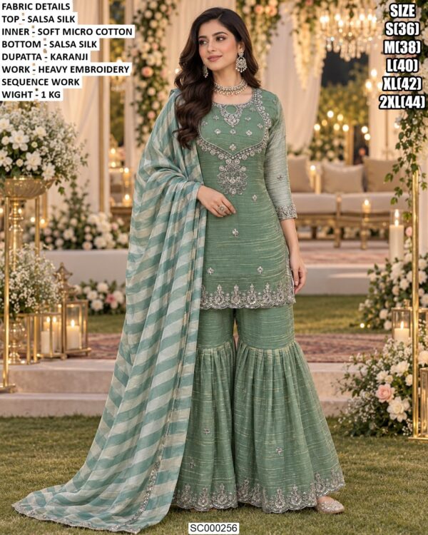 Traditional Designer Sharara For Celebrations