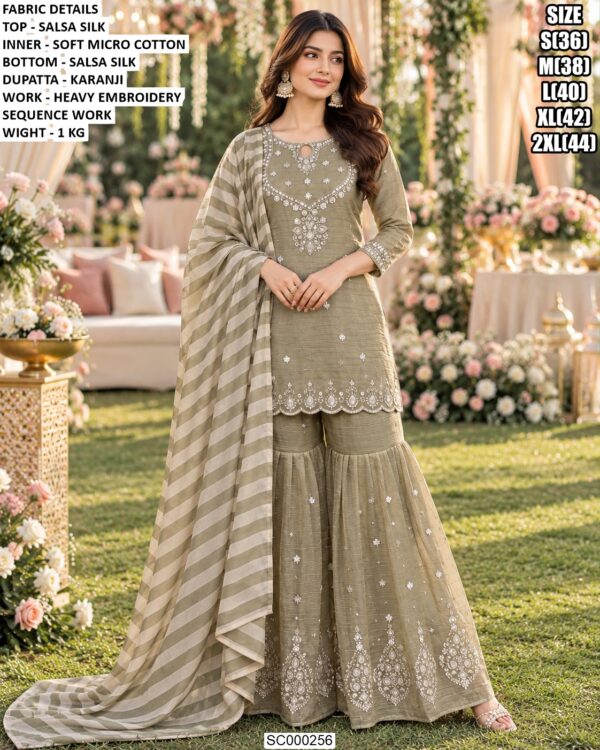 Traditional Designer Sharara For Celebrations