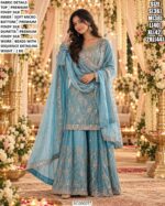 Graceful Bead Work Ethnic Suit Set