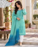 Heavy Rayon Embroidered Kurta Pant Set