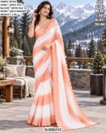 Elegant Designer Saree With Satin Blouse