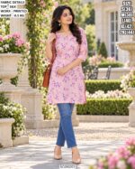 Modern Floral Tunic For Casual Wear For Women