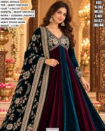 Heavy Viscose Anarkali With Embroidered Dupatta