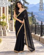 Elegant Designer Satin Saree For Receptions
