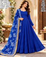 Traditional Chinon Anarkali For Celebrations