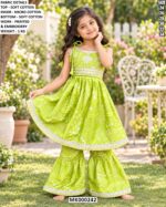 Printed Sharara Outfit For Little Girls