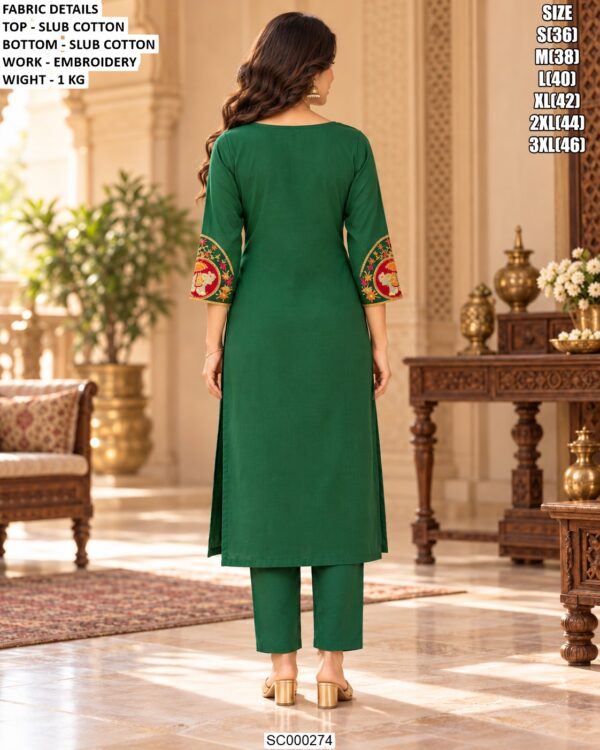 Comfortable Cotton Ethnic Wear Kurta Set For Women