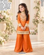 Designer Kids Embroidered Three Piece Set