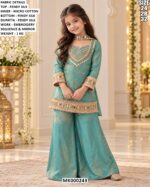 Designer Kids Embroidered Three Piece Set