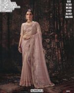 Traditional Embellished Silk Saree For Functions