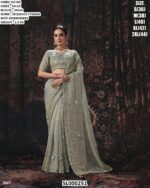 Traditional Embellished Silk Saree For Functions