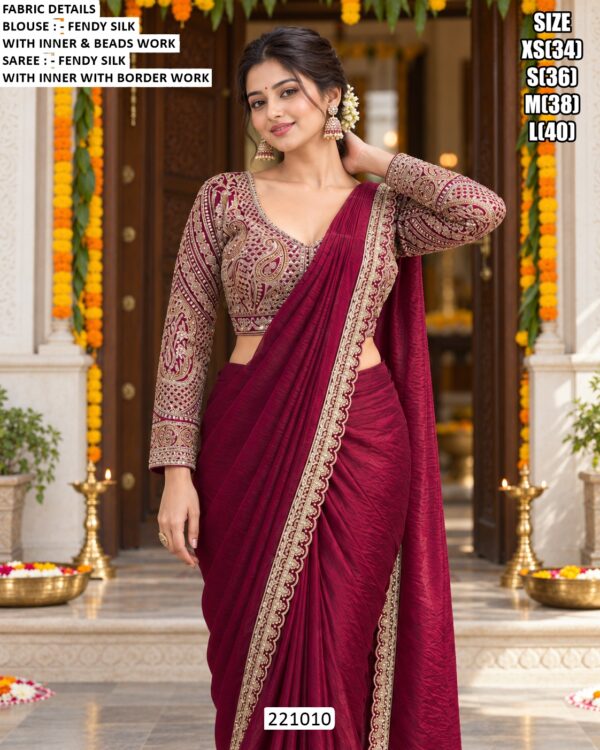 Graceful Designer Saree For Celebrations