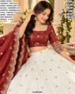 Crepe Silk Zari Weaving Lehenga Set