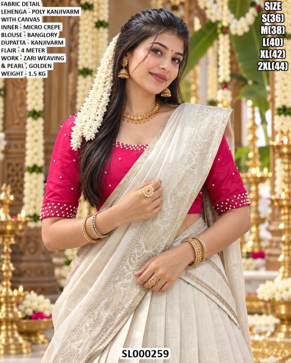 South Indian Inspired Designer Lehenga Look