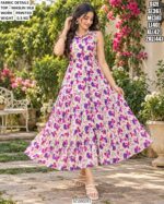Beautiful Tiered Long Dress For Women