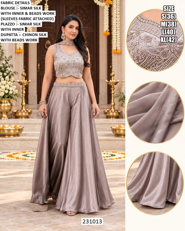 Beautiful Beads Work Ethnic Wear Collection