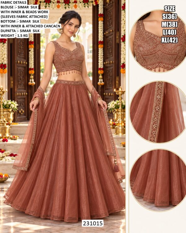 Beautiful Beads Work Ethnic Wear Collection