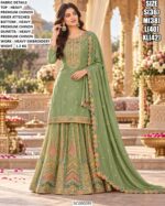 Premium Embroidered Chinon Suit For Functions