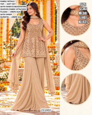 Latest Wedding Wear Palazzo Suit Collection