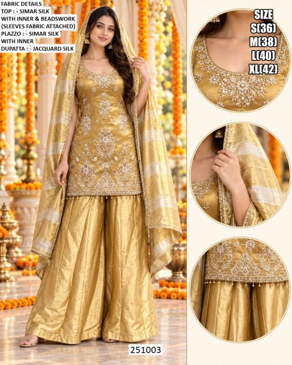 Latest Wedding Wear Palazzo Suit Collection