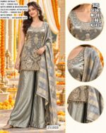 Elegant Silk Palazzo Wedding Set