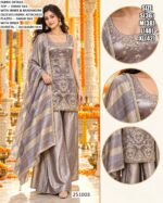Elegant Silk Palazzo Wedding Set