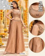 Elegant Silk Palazzo Wedding Set