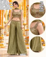 Elegant Silk Palazzo Wedding Set