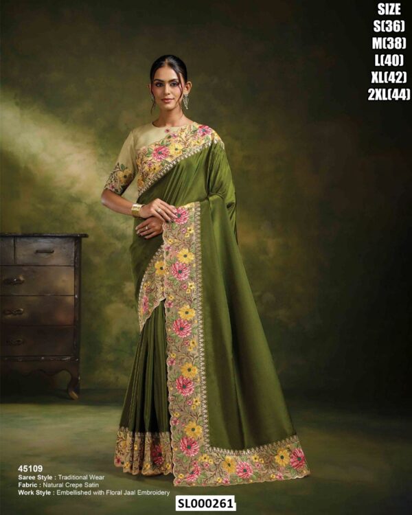 Premium Organza Sarees With Designer Borders