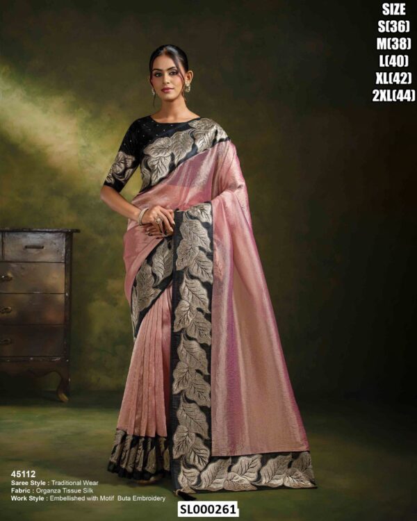 Premium Organza Sarees With Designer Borders