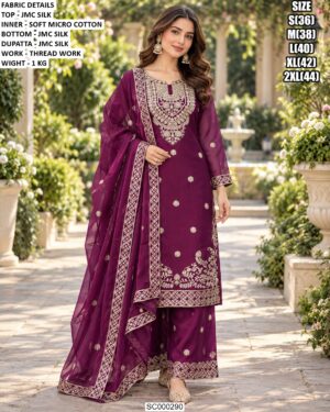 Graceful Silk Suit For Special Functions
