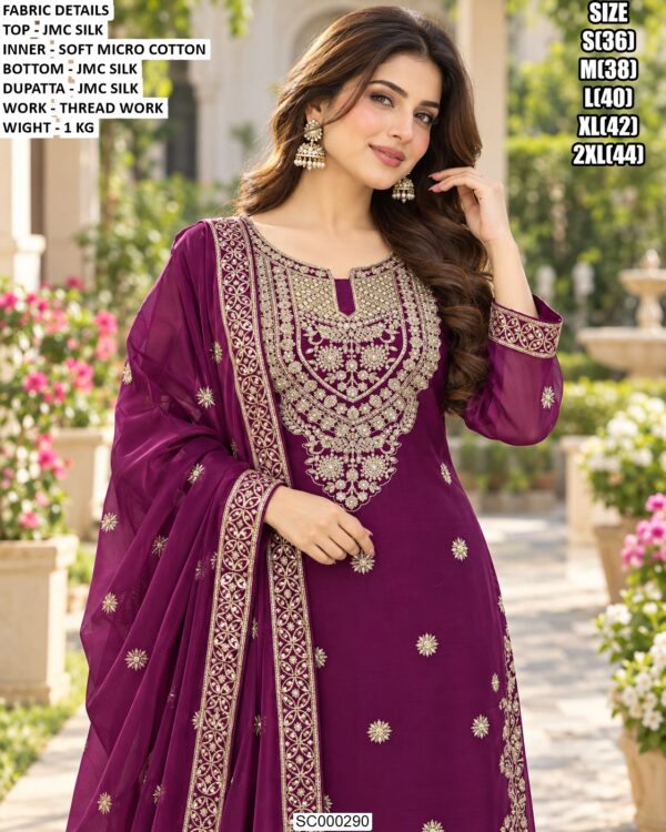 Graceful Silk Suit For Special Functions