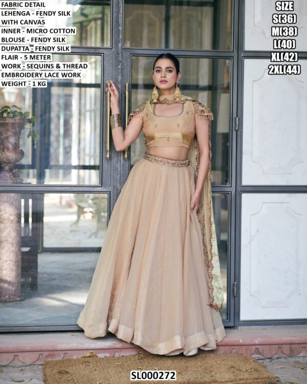 Festive Lehenga Choli With Matching Dupatta