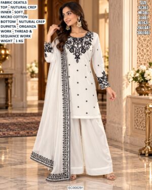 Traditional Crepe Suit For Functions For Women